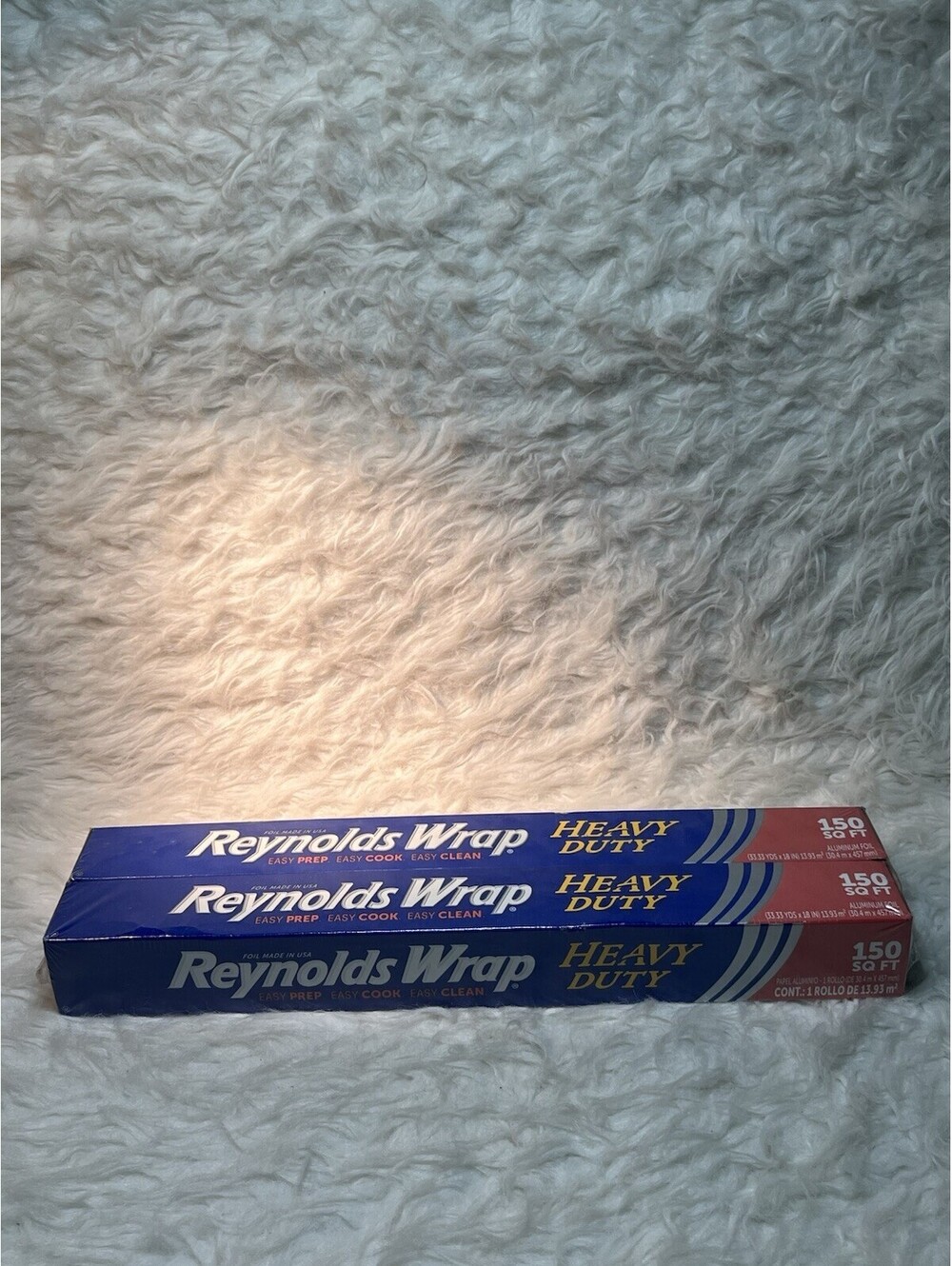 Reynolds Wrap Heavy Duty 18" Aluminum Foil, 150 sq ft - 2 Pack